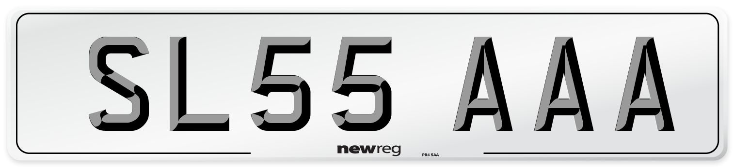 SL55 AAA Number Plate from New Reg